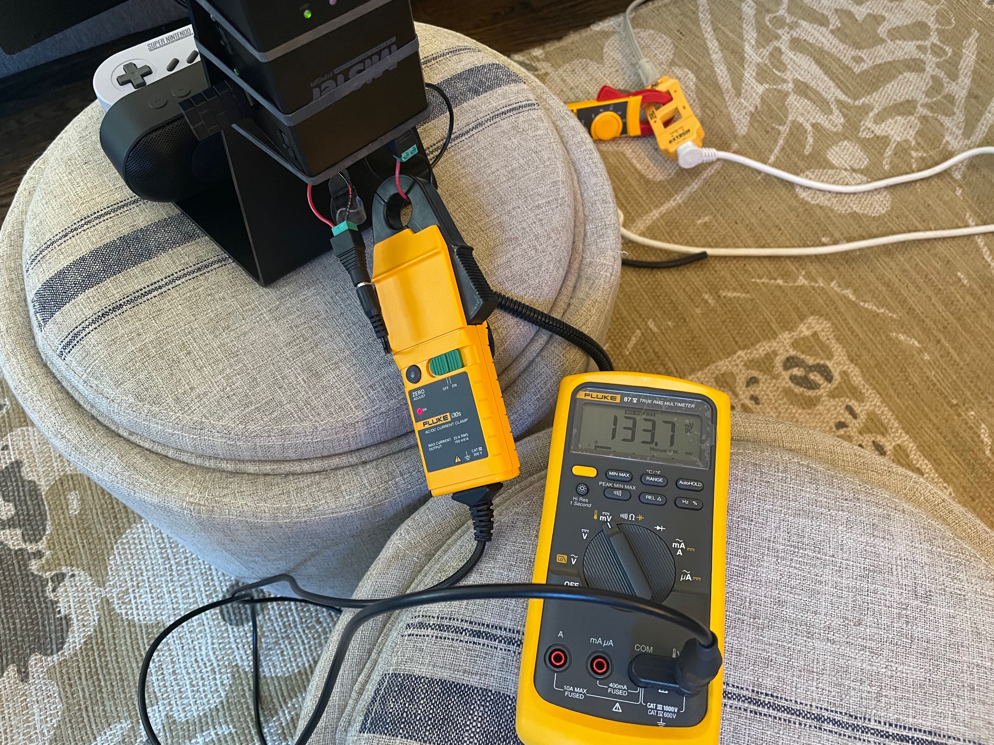 Measuring DC current w/ Fluke i30s clamp