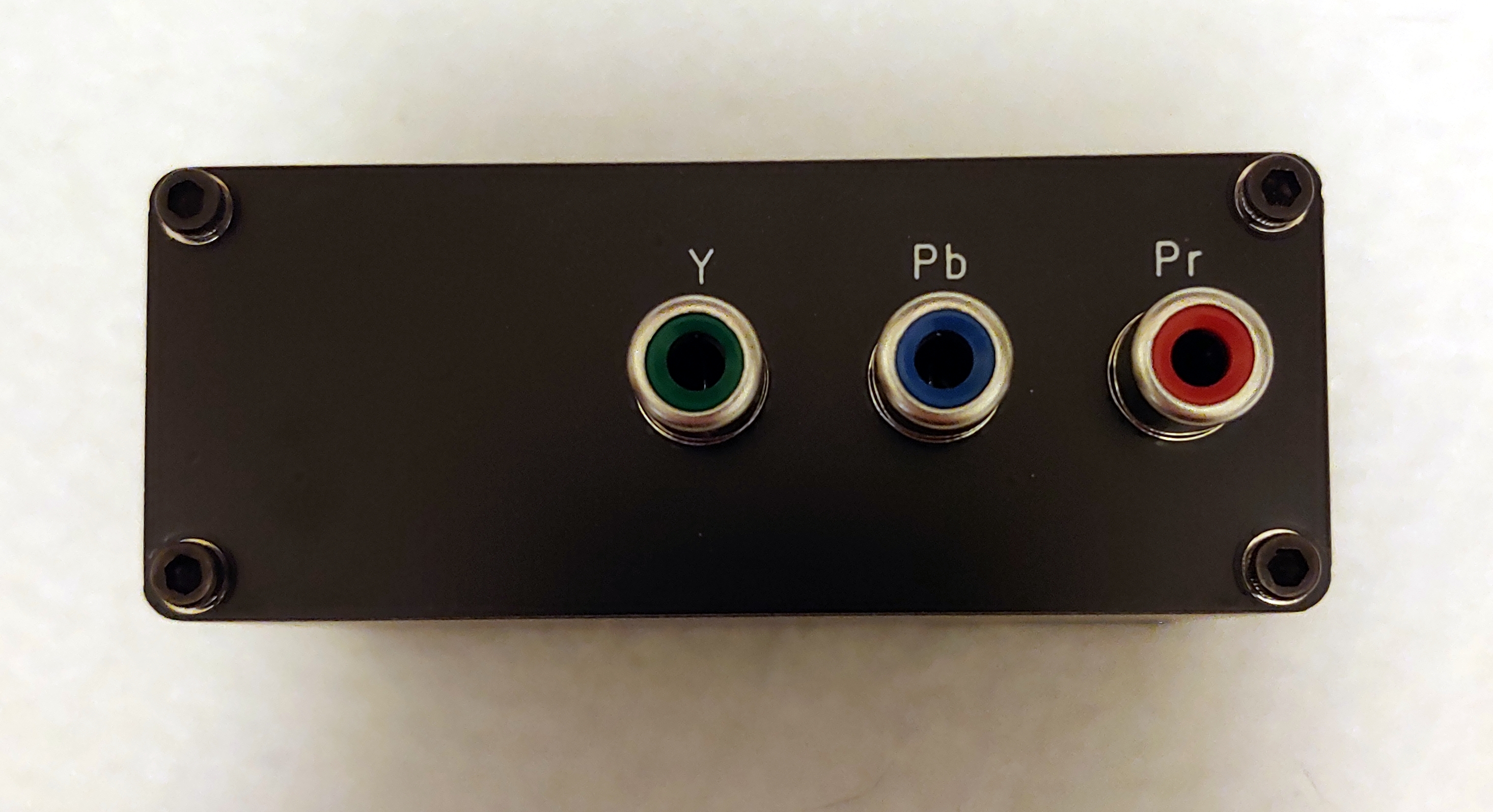 RGB (VGA) to YPbPr transcoder