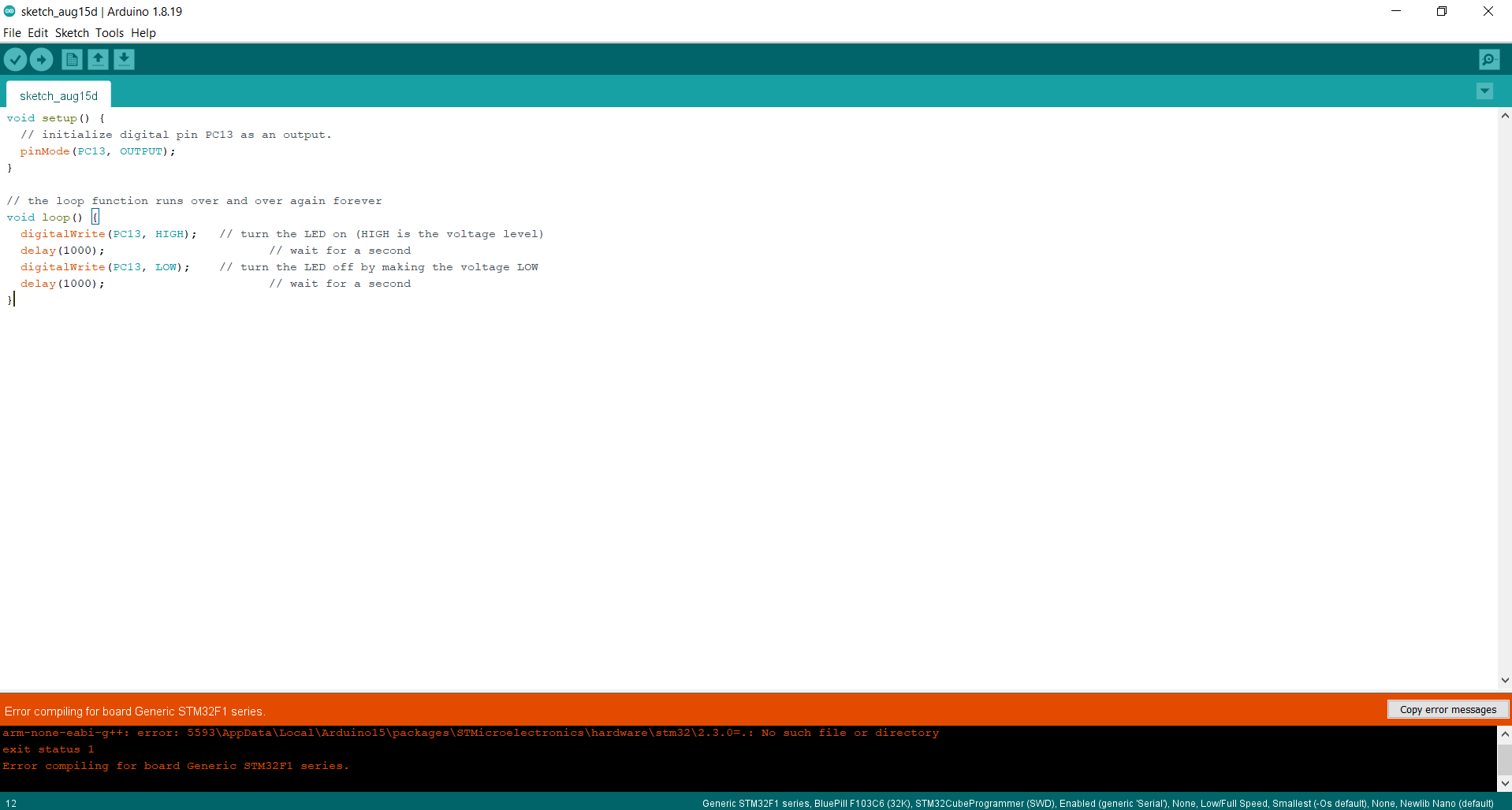 STM32 Error.PNG